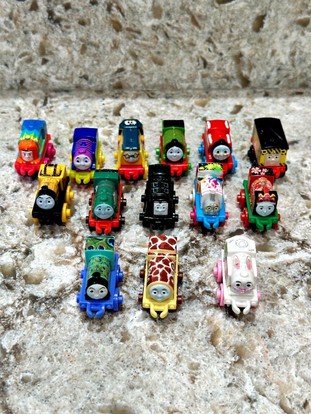 Thomas & Friends Minis Collection Lot of 14 MINI Trains Mattel ~No Duplicates